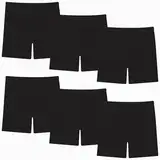 Moitiy Radlerhose Mädchen Kurze Hose Leggings Sporthose Mädchen Sport Shorts Hosen Kinder Baumwolle 2-12 Years 6 Paar