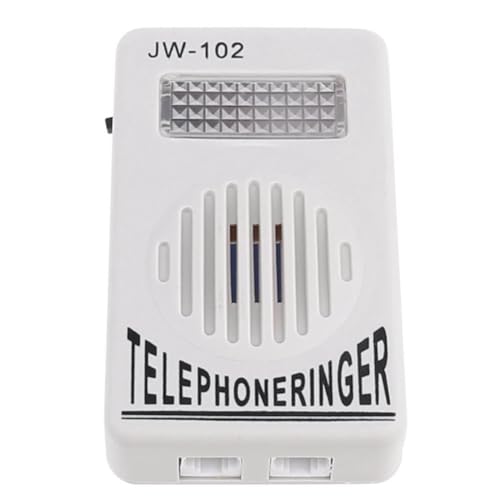 Rorqgd Telefonklingel Telefonverstärker Wandklingel Lautsprecher Blitzlicht Blinker Klingel Extra Lauter Ton