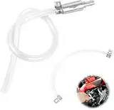 Bremse Entlüften Schlauch 1 Stück Motorrad Entlüftungsschlauch mit Einwegventil Motorrad Bremse Bleeder Kupplung Blutschlauch Werkzeug Kit für Motorrad (Transparent)