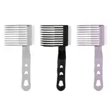 3 Stück Profi Haarschneidekamm für Fade & Übergangsgestaltung, Männerkamm mit Butterfly-Design für saubere Kopfhaut, Bartstyling und Haarpflege (Haushalt & Friseursalon)