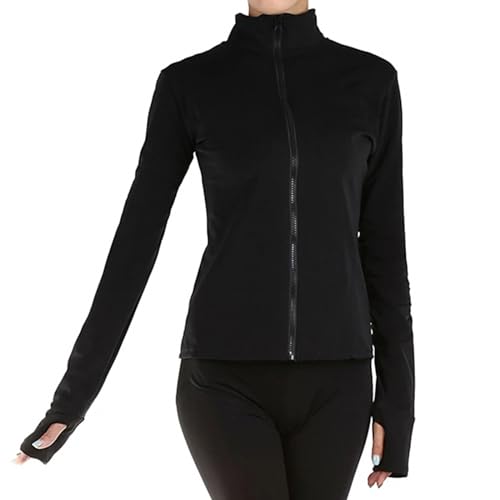 LIUHUO Mädchen Eiskunstlauf-Trainingsanzug, Jacke, elegant, belüftet