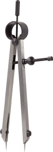 KS Tools 300.0432 Präzisions-Feder-Spitzzirkel mit auswechselbaren Spitzen, 240mm