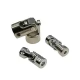 Boot Auto Welle Kupplung Motor Stecker Metall Universal Gelenk Kupplung Lenkung Flexibel for Welle 2mm-10mm (Size : 2mmx2mm)