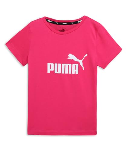 PUMA Mädchen ESS Logo Tee G T-Shirt, Granatrose, 110