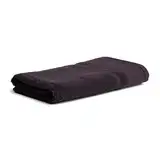 Möve Wellbeing Perlstruktur mit Biesen Saunatuch 80 x 200 cm, Handtuch - Made in Germany, 85% Bio-Baumwolle 15% Leinen, Graphite