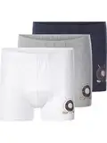 BABISTA Herren 3Er Pack Retropant Romantorri grau Weiß