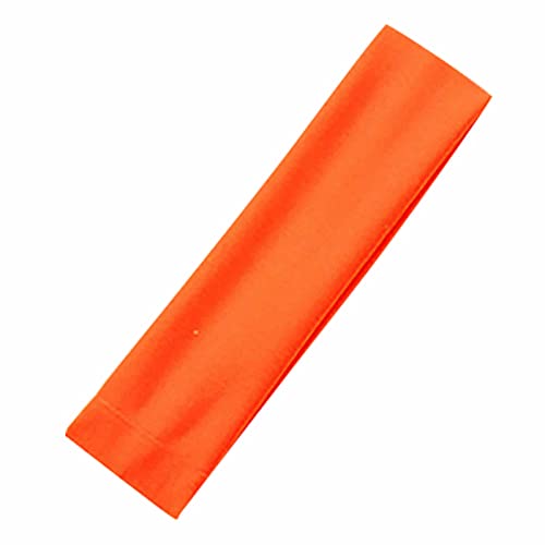 Stirnband Kleinkind Junge 12 Yoga-Damen-Baumwoll-Haarbügel-Zubehör Baby Kinder Haarband (Orange, One Size)