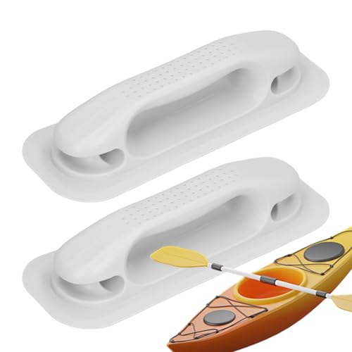 Jubilofex Marine Griffstange | 2X Schiffs Handlauf Mit Ösen,Multifunktionale Handstütze Für Kanus Schlauchboote Kajaks Paddelboards & Outdoor-Wasseraktivitäten