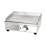 Jocca- Elektrische Grillplatte für die professionelle Küche | Teppanyaki | Tischgrill | Geeignet für den Innenbereich | Edelstahl | Thermostatsteuerung | 41,1 * 29,7 * 18,5 cm