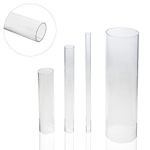 EH Design PLEXIGLAS® XT Rohr – farbloses, transparentes Kunststoff-Rohr aus Acrylglas XT klar (Transparent, 50/46 mm, Länge 1.000 mm)