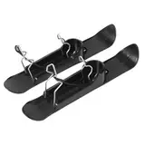Generisch Schneeschlittenbrett-Set - Training Radfahren Skifahren Schlitten - PP/Eisenbeschichtung, Schwarz, Rugged, 1 Person, 2.25 pounds, Kid, Adult, SLED, Schneeschlitten, 53 x 10 x 9 cm