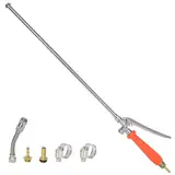 PEESHON Sprühstab aus Metall,3/8 Zoll & 1/4 Zoll Messing Barb Universal Sprühstab Ersatz,Hochdruckreiniger Sprühlanze Sprühstab mit Einstellbarer Düse für Unkraut,Garten und Autowäsche