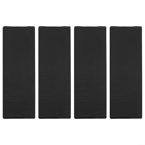 Zilimontt 4 Stück Garagen-Wandschutz, 30 x 10 x 2 cm, selbstklebend, Autotürkantenschutz, schwarze Wandstoßstangenschutz, Schaumstoffplatten für Autotür, Parkschutz