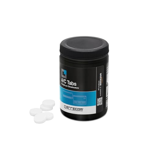 ERRECOM AC Tabs, Tabletten für Klimaanlage, verhindern die Bildung von Algen, Schleim, Schlamm und Gerüche in Klimaanlage und Kondensatablauf, langanhaltende Wirkung, 40 Tabletten à 8g