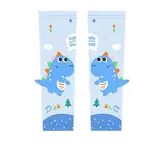 Teogneot Cartoon-Ice Sleeve mit Sonnenschutz Kinder,Ärmel aus Eisseide für Kinder, Sommer UV Sonne Schützen, Arm Sleeves Cover,Blau