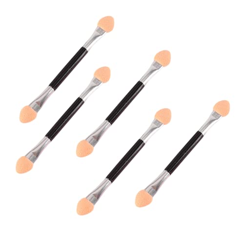 Lidschatten Pinsel, 5 Pcs Sponge Eyeshadow Brush, Lidschatten Pinsel Doppelseitige Color, Einweg Lidschatten Applikator Lidschattenpinsel