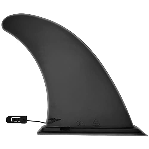 Anfyko Sup Finne 2023 9" Sup Finne Universal - Langlebigere, Verbesserte, Abnehmbare Finne Sup, SUP Ersatzflossen SUP Zubehör für Stand Up Paddle Board, Longboard