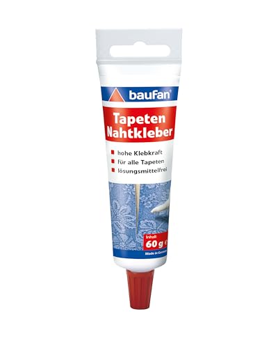 "Baufan Nahtkleber, zum Nachkleben ""aufgeplatzter"" Tapetennähte, 60 g", transparent