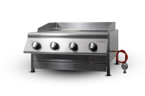 Einbau Gasgrill PremioGas XL III – Einbaugrill für Outdoor Küche Grillküche – Gasgrill 100% aus Edelstahl – Fettwanne mit Frontauszug – 4x5kW Brenner – Made in Germany – Direkt vom Hersteller