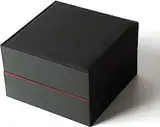 LEVINE Uhrenbox, Luxus-Uhrenbox, Uhrenhalter, Uhrenaufbewahrungsbox, Uhrentasche, Organizer, Uhren-Geschenkbox, Uhrenbox, Uhrenverpackung, Pu-Schmuck, Manschettenknöpfe, Uhrenbox, Schmuckschatulle