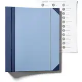 Dokumenten-Organizer-Folio, For Den Fall, Dass Ich Verloren Gehe, Ordner For Wichtige Dokumente, Akkordeon-Dokumenten-Organizer-Folio For Papier, Rechnung(A Blue 1 Pack)