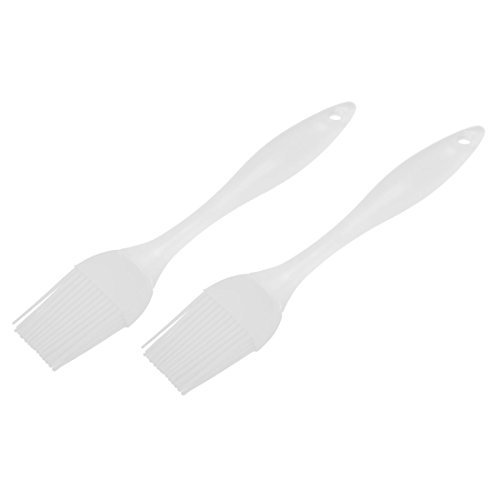 N/A Griff aus Kunststoff im Freien Picknick, Grillen, Soßen, Backen, Bürste, 2 Stück, transparent