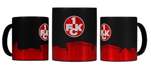 1. FC Kaiserslautern 1. FCK Tasse Becher Kaffeetasse ** Metallic Skyline **