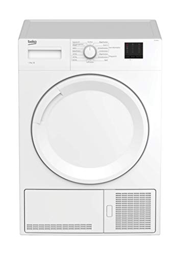 Beko DCU 8230 N b100 Kondenstrockner / 15 Programme / FlexySense - Elektronische Feuchtemessung / 8 kg Beladungskapazität / Kindersicherung / Expressprogramm