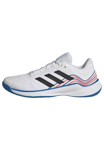adidas Herren Novaflight Volleyball Shoes, FTWR White/core Black/Bright royal, 42 EU