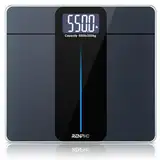RENPHO Personenwaage Digital Testsieger 2024, Max 250 kg, Waage Personen mit extrem hoher Tragkraft, Großer Plattform, Großer LED-Anzeige, Höchste Genauigkeit bis 50g, 33 x 30 cm, Core 1L