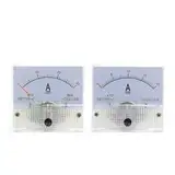 AIRUIXI Amperemeter 85C1 DC Analog Panel Voltmeter Amperemeter Ampere Voltmeter Messgerät 1A 5A 10A 20A 30A 50A 75A 100A 150A 200A 250A 300A 400A 500A(150A)