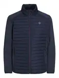 JACK&JONES PLUS Herren JJEMULTI Quilted Collar PLS Steppjacke, Navy Blazer/Detail:Set-IN Sleeves, 5XL