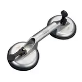 Doppel-Saugnapf zum Anheben von Glas, Naturkautschuk, 12 x 7 cm, belastbar bis 100 kg, ideal zum Umgang mit schwerem Glas.