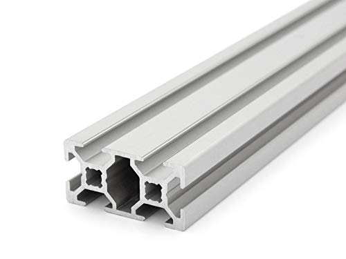 Aluminiumprofil 20x40L B-Typ Nut 6 (leicht), silber eloxiert. Aluminium Profil 20x40 Alu Profil 20 x 40 Montage- Systemprofil - Standardlänge 800mm
