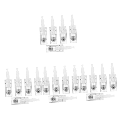 iplusmile 20 Stk Elektrische Mikronadel Elektrische Microneedling-nadeln Nadeln -maschinen Ersatz-microneedling-nadeln Microneedling- Microneedling-ersatz Pp