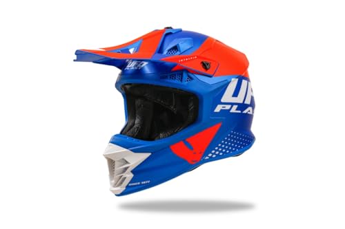 UFO PLAST INTREPID Helm BLAU/ORANGE XS