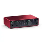 Focusrite Scarlett 2i2 4. Gen USB-Audio-Interface, Komposition, Streaming und Podcasting — Aufnahmen in HiFi-Studioqualität und sämtliche Software, die Sie zur Aufnahme brauchen