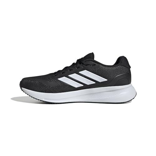 adidas Herren Runfalcon 5 Running Shoes Laufschuhe, Core Black/Cloud White/Core Black, 43 1/3 EU