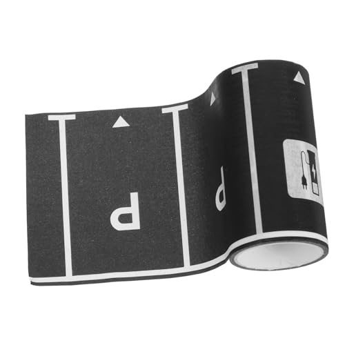 Holibanna 1rolle Miniatur Parkraum Klebeband Parkplatz Design Tape Für Inklusive Verkehrszeichen Und Fahrbahnmarkierungen