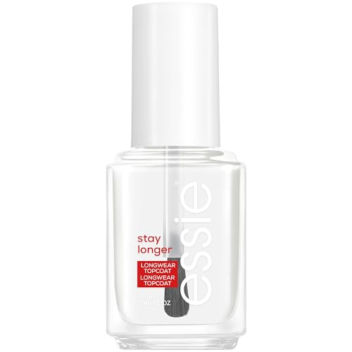 essie stay longer premium longwear top coat, Überlack für langen Halt und verlängerte Farbbrillanz, 13,5 ml