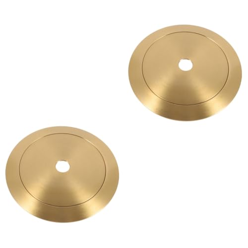 Veemoon 1-60 Mm Messing-Kragenringe Für Lampenschirmhalter – Robuste Gewindebuchsen Für Dekorative Wohnaccessoires – Ideal Für DIY Projekte Und Lampenreparaturen – 6 Stück