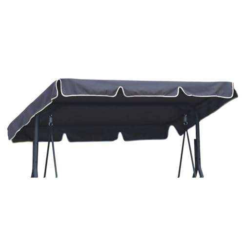 Ferocity Universal Sonnendach für Hollywoodschaukel Dach-Plane ca 230 x 120 cm für Garten-Schaukel Dachplane Ersatzdach Graphit [101]
