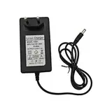JZK 12.6 V 2 A Netzadapter für Lithium-Ionen-Akku, 12.6 Volt 2 Ampere AC-DC Konverter Netzteil Ladegerät mit Ladekabel, mit Kontrollleuchte für Stereo-Verstärker, Router