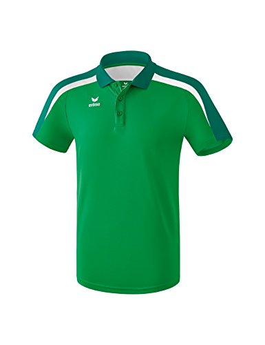 ERIMA Kinder Poloshirt Poloshirt, smaragd/evergreen/weiß, 116, 1111823