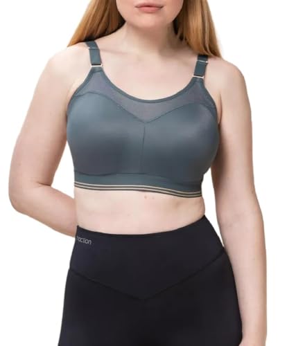 Triumph Damen Triaction Control Lite W01 EX Minimizer sports bra, GRAU, 85D