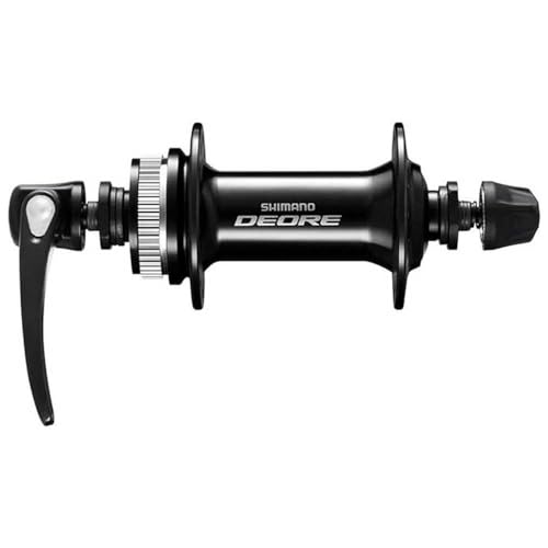 SHIMANO Unisex – Erwachsene Deore Hbm6000 Vr-Nabe, schwarz, Einheitsgröße