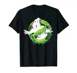 Ghostbusters Classic Slime Ghost Logo Graphic T-Shirt T-Shirt