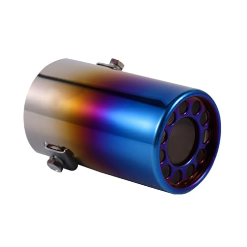 Stainless Steel Exhaust Tip, 2.5 Inch Muffler Tip, Stainless Steel Muffler Tip, Exhaust Tip for Trucks, Car Exhaust Modification Tip, Straight Flue Tail Tip, Tail Throat for Automobile, Muffler Tip