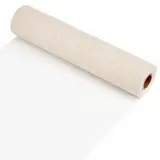 BENECREAT 5m x 28cm Leinwandrolle Leinen, Vier grundierte Leinwandrollen Künstlerleinwand für Gesso-Kunstmalerei Ölgemälde Hintergrunddekoration, 0.3mm dick