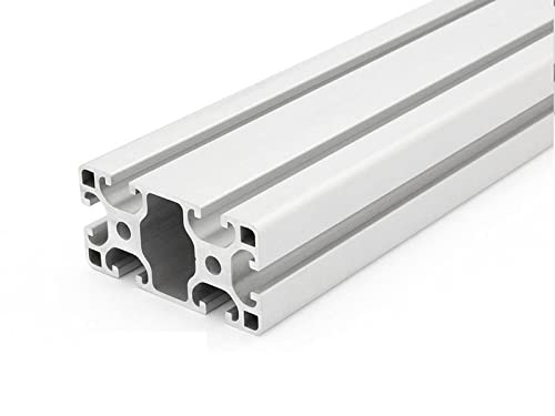 Aluminiumprofil 40x80L I-Typ Nut 8 (leicht), silber eloxiert. Aluminium Profil 40x80 Alu Profil 40 x 80 Montage- Systemprofil - Standardlänge 500mm
